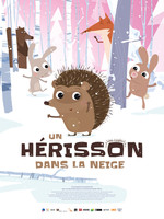 UN HÉRISSON DANS LA NEIGE